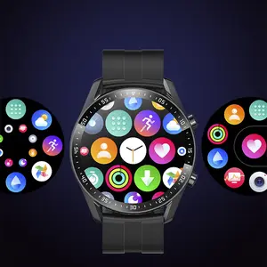 2022 Nieuwkomer Met Thermometer Nieuwste Draagbare Apparaten Uniek Touchscreen Fitness Smartwatch Waterdicht Smart Watch