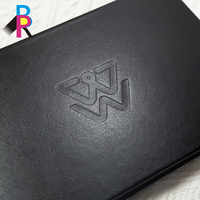 Organizador/Agenda A5 de Piel Sintética con Textura de Lino, Impresión Frontal Personalizada con Logotipo, OEM