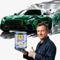 Peinture automobile multi-tons résistante aux intempéries pour la retouche de véhicules, revêtement de finition automobile 1K couleur nacrée, excellente adhérence
