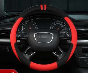 Ensemble de housses de <span class=keywords><strong>volant</strong></span> confortables <span class=keywords><strong>pour</strong></span> voiture, vente en gros, premium, hiver 2020, en cuir écologique, boîte couleur, <span class=keywords><strong>pour</strong></span> entreprise, 3 branches, 30MM - Product Image 3