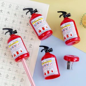 Taille-crayon en plastique en forme d'extincteur à prix abordable, cadeau de papeterie pour étudiants - Product Image 3