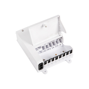กล่องกระจายไฟเบอร์ออปติก <span class=keywords><strong>Telecom</strong></span> Optical 1 in 8 รุ่น NAP ODP 8 คอร์ กล่องต่อสาย FTTH วัสดุ ABS ปิดผนึกแบบกลไก -40~+65 องศา - Product Image 3
