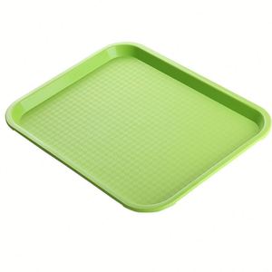 Modern Design Eco-Friendly <b>Plastic</b> Restaurant Food <b>Tray</b> Rectangular PP Dish <b>Tray</b> for Canteen Party Serving Thickened Food Plate - Product Image 3
