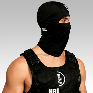 ต้องมีหน้ากากสำหรับกีฬากลางแจ้งในฤดูหนาว เช่น ปั่นจักรยาน ปีนเขา และเล่นสกี  หน้ากากไหมพรมถักสีดำคุณภาพสูง แฟชั่น - Product Image 6