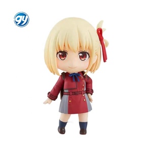 Figura Articulada de PVC Ecológico Estilo Nendoroid Versión Q de Chisato Nishikigi de <span class=keywords><strong>Lycoris</strong></span> Recoil, 1955, con Rostro Intercambiable - Product Image 5