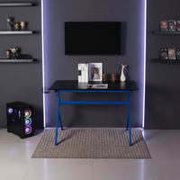 Table et chaise de jeu avec cadre métallique RGB, modèle de bureau de jeu, vente en gros d'usine, pas cher