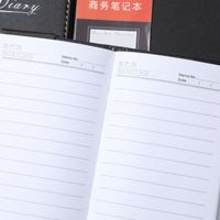 Depai 32K élégant cahier en cuir PU-Excellent pour les notes académiques et l'écriture créative