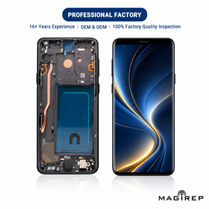 MAGIREP Schermo LCD Incell di Ricambio da 6,2 Pollici per Samsung <span class=keywords><strong>Galaxy</strong></span> <span class=keywords><strong>S9</strong></span> <span class=keywords><strong>Plus</strong></span> G965 con Cornice, Garanzia 1 Anno, Prezzo di Fabbrica, OEM all'Ingrosso - Product Image 1
