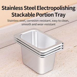 Stainless Steel 8 Compartment Condiment Rack Double Row Solid <b>Shelf</b> <b>Heavy</b> <b>Duty</b> Rust Proof Antibacterial Moisture Proof - Product Image 4