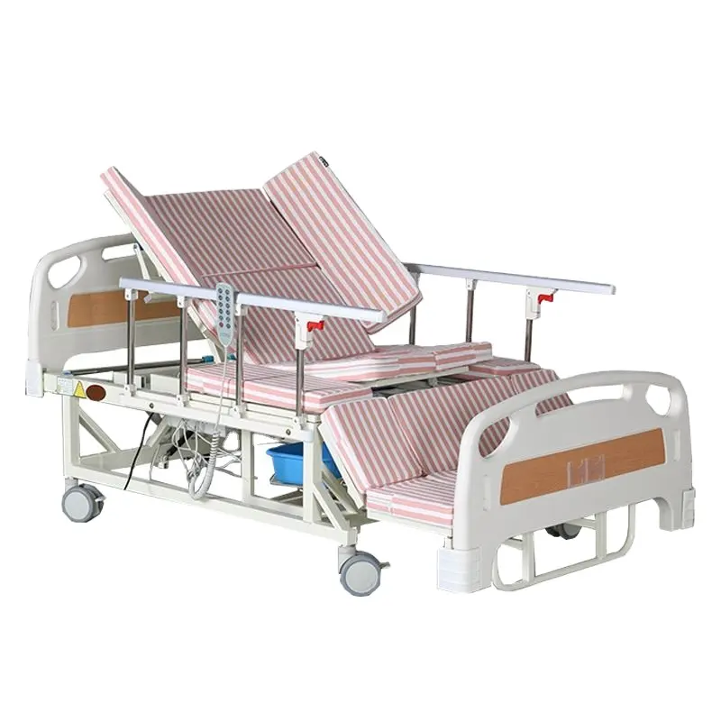 Lit d'hôpital électrique multifonctionnel Full-curve Lit de soins de récupération pour hôpital et maison de soins infirmiers