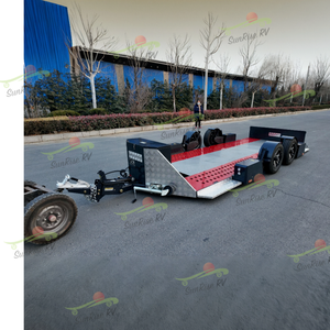 <span class=keywords><strong>Remorque</strong></span> de transport de véhicules tout-terrain à quatre roues, semi-<span class=keywords><strong>remorque</strong></span> à montage arrière pour motos, remorques en plastique durable - Product Image 2