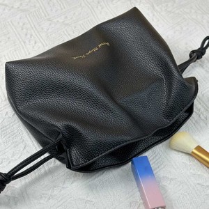 Custom Logo Large Capacity Leather Cosmetic <strong>Bag</strong> Water-Proof <strong>Drawstring</strong> Pouch Give Away <strong>Makeup</strong> Skincare Luxury <strong>Bag</strong> - Product Image 3