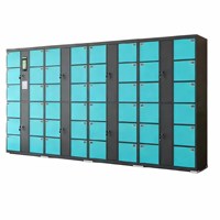 Casier intelligent à conception modulaire, armoire de rangement électronique pour les espaces publics, prend en charge la reconnaissance faciale, les empreintes digitales et les codes QR