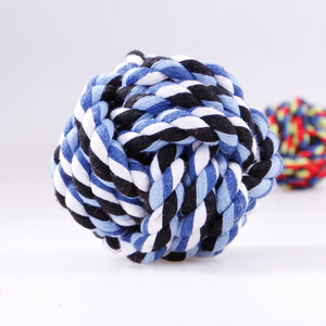Wholesale Interactive Dual Rope <b>Ball</b> <b>Dog</b> Cat Toy Eco-Friendly Small Medium Pets Drop Shipping Random Color - Product Image 3
