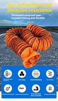 Tuyau flexible de conduit d'air en PVC résistant aux hautes températures de 16 pouces 400mm pour les systèmes de ventilation industriels