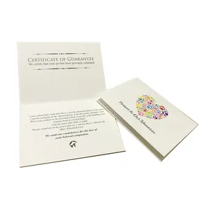 Custom Printing Business Card New Fancy White Soft Touch Grateful Greeting Paper Cards Pet Memories Cards With Envelopes