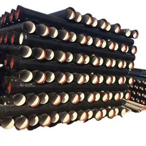 球墨铸铁管80毫米100毫米4英寸8英寸k9 k7 en545 pn16配件每米球墨铸铁管价格