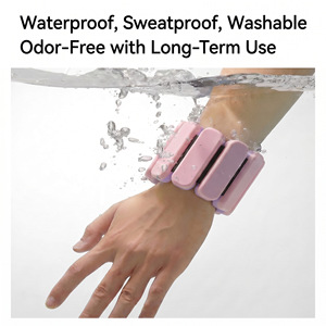 Service OEM de logo personnalisé, poids de poignet en silicone durable bicolore avec <span class=keywords><strong>fer</strong></span> électroplaqué pour la remise en forme, la salle de sport et l'utilisation commerciale - Product Image 4