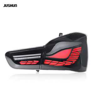 Jushun Led Tail <b>Lights</b> For Bmw 1 Series F20 F21 <b>Dragon</b> Scale Design Red Smoked Black Version 12V - Product Image 4