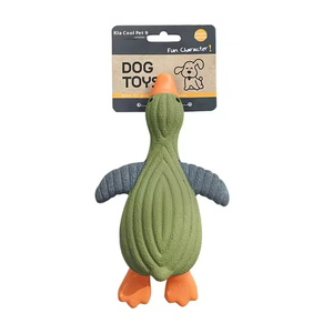 Vịt hình dạng con chó cao su Squeaky đồ chơi Latex quái vật tương tác vật nuôi nhai đồ chơi với squeak - Product Image 3