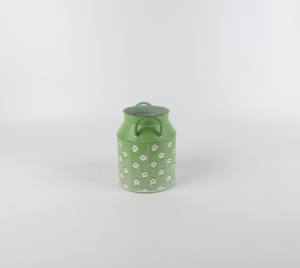 Set di vaso verde con il modello, giardino <span class=keywords><strong>vasi</strong></span> di fiori in metallo anfora <span class=keywords><strong>vasi</strong></span> ornamento desktop - Product Image 2