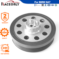 RACEORLY 11237823191 11237797995 Poulie d'amortisseur de vilebrequin pour BMW Série 5 E60 520d N47D20A N47D20C 2.0D 2007-2009