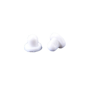 Soportes de silicona blancos para pendientes, redondos, antideslizantes, para hacer pendientes, molde de resina plástica de 5 mm para fundición - Product Image 5