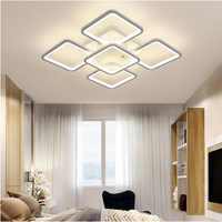 Plafonnier en acrylique LED, lampe de salon, lampe de chambre à coucher, lampe de salle à manger, plafonnier moderne