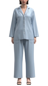 <span class=keywords><strong>Pigiama</strong></span> da <span class=keywords><strong>donna</strong></span> di moda calda <span class=keywords><strong>pigiama</strong></span> da <span class=keywords><strong>donna</strong></span> in seta di ghiaccio in raso Jacquard con nuovo animale a maniche lunghe - Product Image 5