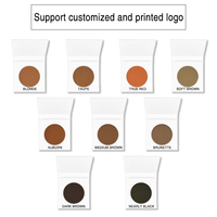 Poudre à sourcils pigmentée longue tenue et waterproof pour maquillage des yeux
