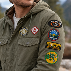 AWELLS Set di Toppe Ricamate Personalizzate, Distintivi Colorati per <span class=keywords><strong>Esterni</strong></span>, Applicazioni per Borse, Abbigliamento, Accessori e Regali - Product Image 3