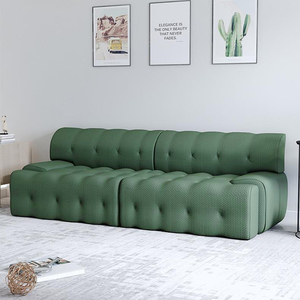 Ý sofa Set giải trí tiếp nhận cắt kem màu loạt phòng khách sạn ghế - Product Image 4