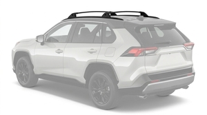 Barres transversales <span class=keywords><strong>de</strong></span> <span class=keywords><strong>toit</strong></span> aérodynamiques compatibles Toyota <span class=keywords><strong>RAV4</strong></span> <span class=keywords><strong>2019</strong></span>-2023, en alliage d'aluminium, porte-bagages verrouillable, réduction du bruit du vent - Product Image 5