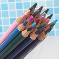 LISI Jeu de crayons de couleur Vibrant pour adultes 24/36/48/72/120 Pack Oil-Based 3.8mm Soft Core Tin Box for Blending