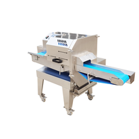 Machine commerciale de trancheuse de poitrine de poulet Machine entièrement automatique de trancheuse de viande de boeuf Machine de tranchage de viande de légume de fruit