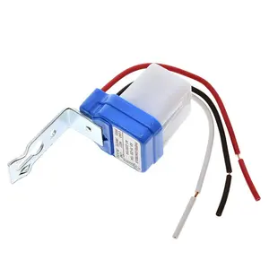 AS-10 su geçirmez sokak ışık kontrolörü 12V 24V AC220V 10A otomatik kapalı fotosel sokak ışık Photoswitch sensörü anahtarı