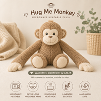 Peluche lestée chauffante personnalisée en forme de raie, compatible micro-ondes, pour un confort douillet, cadeau promotionnel en gros