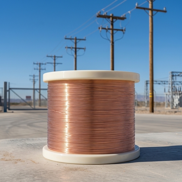 Solid Stranded Bare Copper Wire High Conductivity Bare Copper Conductor Cutting Service for Outdoor Overhead Distribution Lines