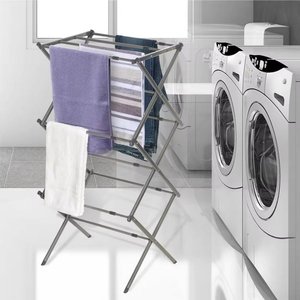 Organisation de la blanchisserie Séchoir <span class=keywords><strong>à</strong></span> vêtements pliable extensible <span class=keywords><strong>Petit</strong></span> séchoir <span class=keywords><strong>à</strong></span> vêtements pliable Intérieur extérieur Séchoir <span class=keywords><strong>à</strong></span> vêtements - Product Image 2