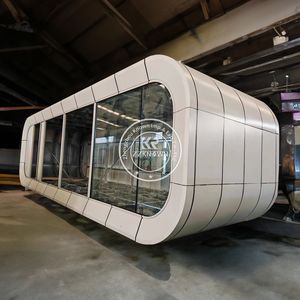 OFERTA ESPECIAL Casa Móvil Prefabricada de Lujo con Estructura de Acero Tipo Cápsula Espacial, Impermeable y Moderna - Product Image 3