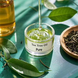 Lifecare Organische Natuurlijke Tea Tree Etherische Olie Op Maat Voor Huidhaarverzorging Kruidenextract Fles Trommel Glazen Container Verpakking - Product Image 2