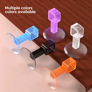 Silicone Non-Punch Silent Anti-Collision <b>Door</b> Handle Stopper, Wall <b>Protector</b> Impact Buffer Pad - Product Image 2