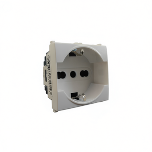 Enchufe Schuko Blanco 16A 250V Compatible con Vimar Arke - Product Image 3