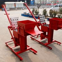 Machine manuelle compacte FL2-40 pour la fabrication de briques en terre cuite emboîtables – Machine à blocs de terre compressée manuelle