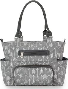 Conjunto personalizado de 6 mochilas impermeables para pañales de bebé, para viajes, multifuncionales, bolso de mano para mamá, bolso para pañales de bebé - Product Image 2