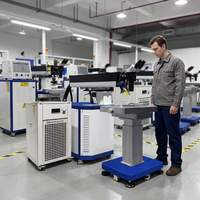 Machine de soudage laser YAG haute précision pour la restauration des fissures et des éclats des trous de moule, application industrielle