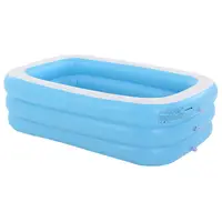 Inflatable Water Swimming Pool Dome Castle with Slides Covers for Kids