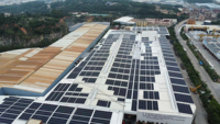 Structure de montage solaire modulaire fixe pour toiture en acier, pour bâtiments agricoles d'élevage, résistance au vent 60m/s, charge de neige 1.4KN/M