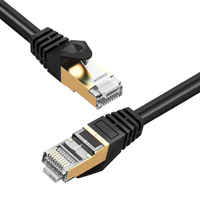 Kustomisasi 0.5-50m 26AWG 10Gbps 8p8c rj45 ftp sftp cat 7 kabel jaringan kabel lan cat7 kabel patch