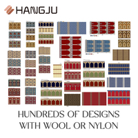 HangJu Série ME-S1 Tapis de mosquée de style persan en nylon bleu imprimé à la machine pour un usage domestique Nouveau de Shanghai